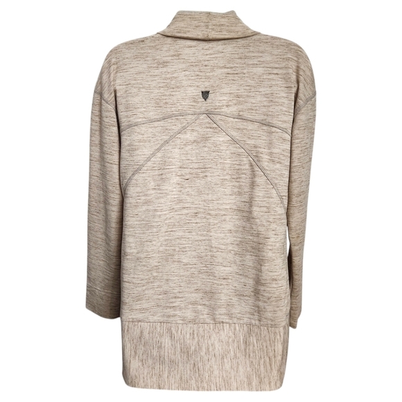 Kuhl women's open front cardigan size xsmall heathered cream - Picture 2 of 10